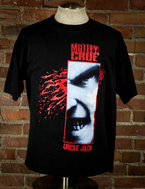 VTG Motley Crue Concert T Shirt 1994 Uncle Jack double sided PA11159
