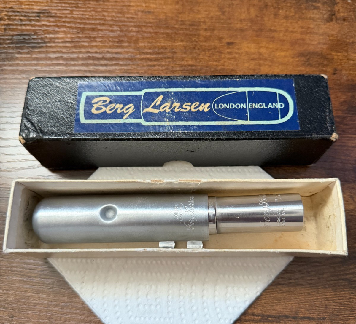 Berg Larsen Vintage Baritone Saxophone Mouthpiece 115/2 - All original with Box