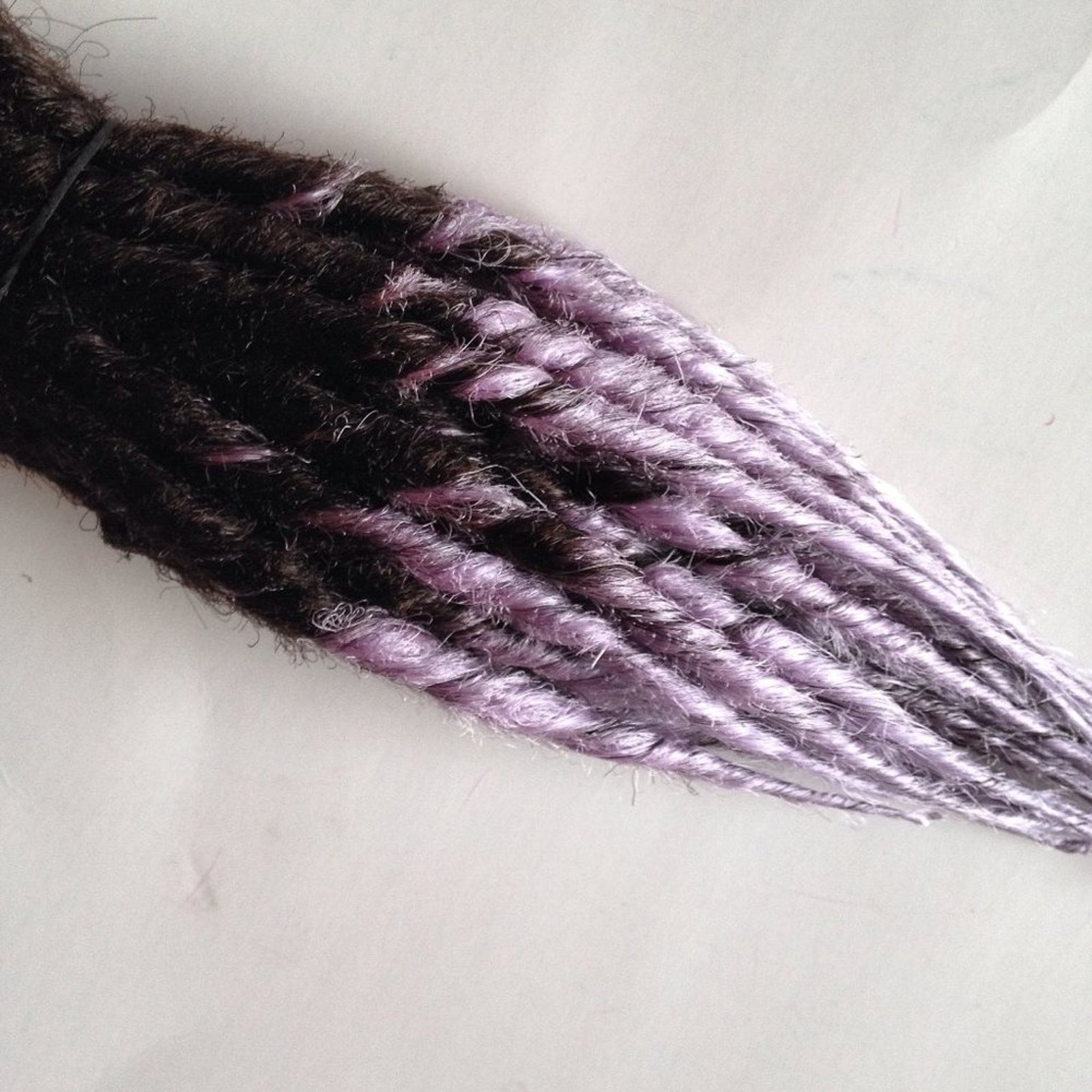 20 SE Single Ended Ombre Brown Purple Dread Dreadlock Hair Extensions 20 SE Single Ended Ombre Brown Purple Dread Dreadlock Hair Extensions