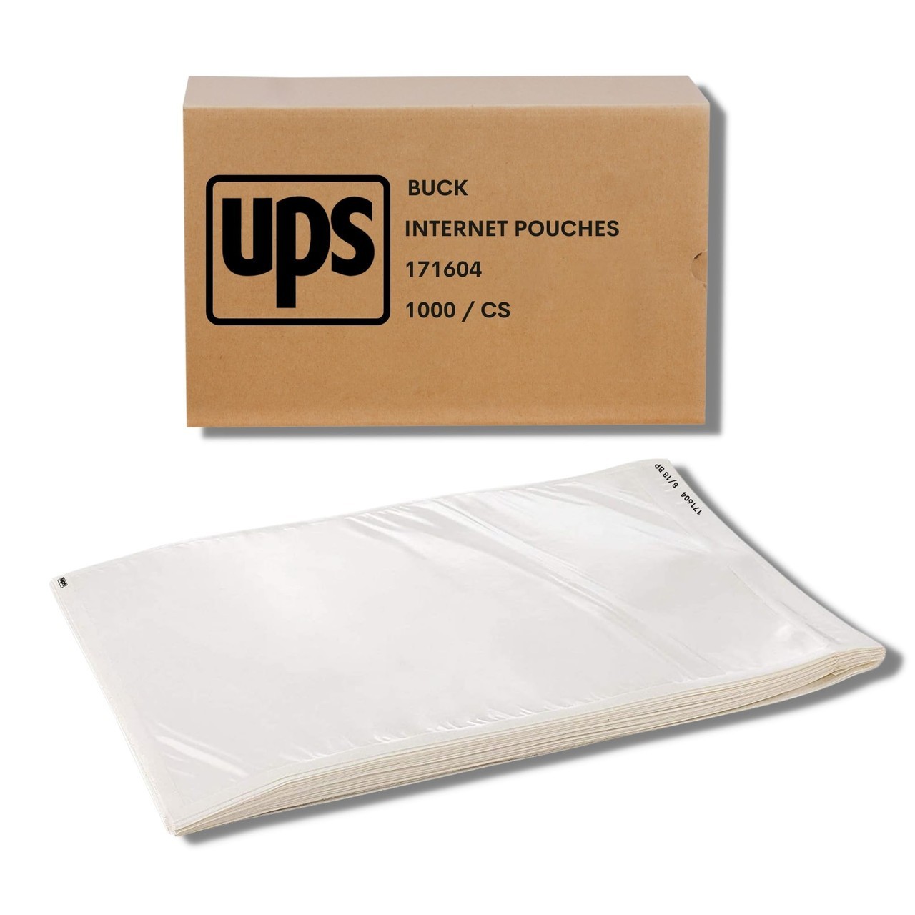 1,000 UPS Shipping Label Pouches 6.5” x 10” Self Adhesive Packing Slip Sleeve 1,000 UPS Shipping Label Pouches 6.5” x 10” Self Adhesive Packing Slip Sleeve