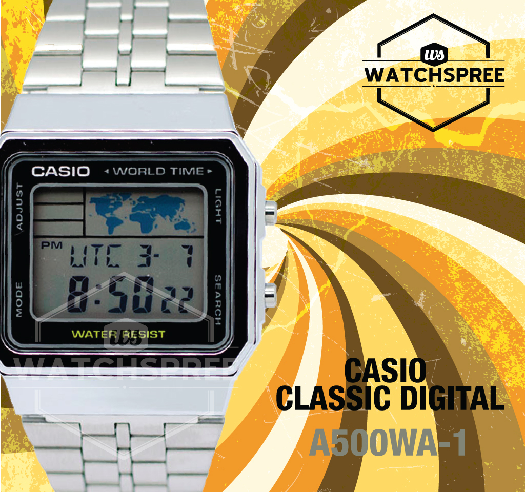 Casio Classic Series Digital Watch A500WA-1D Casio Classic Series Digital Watch A500WA-1D