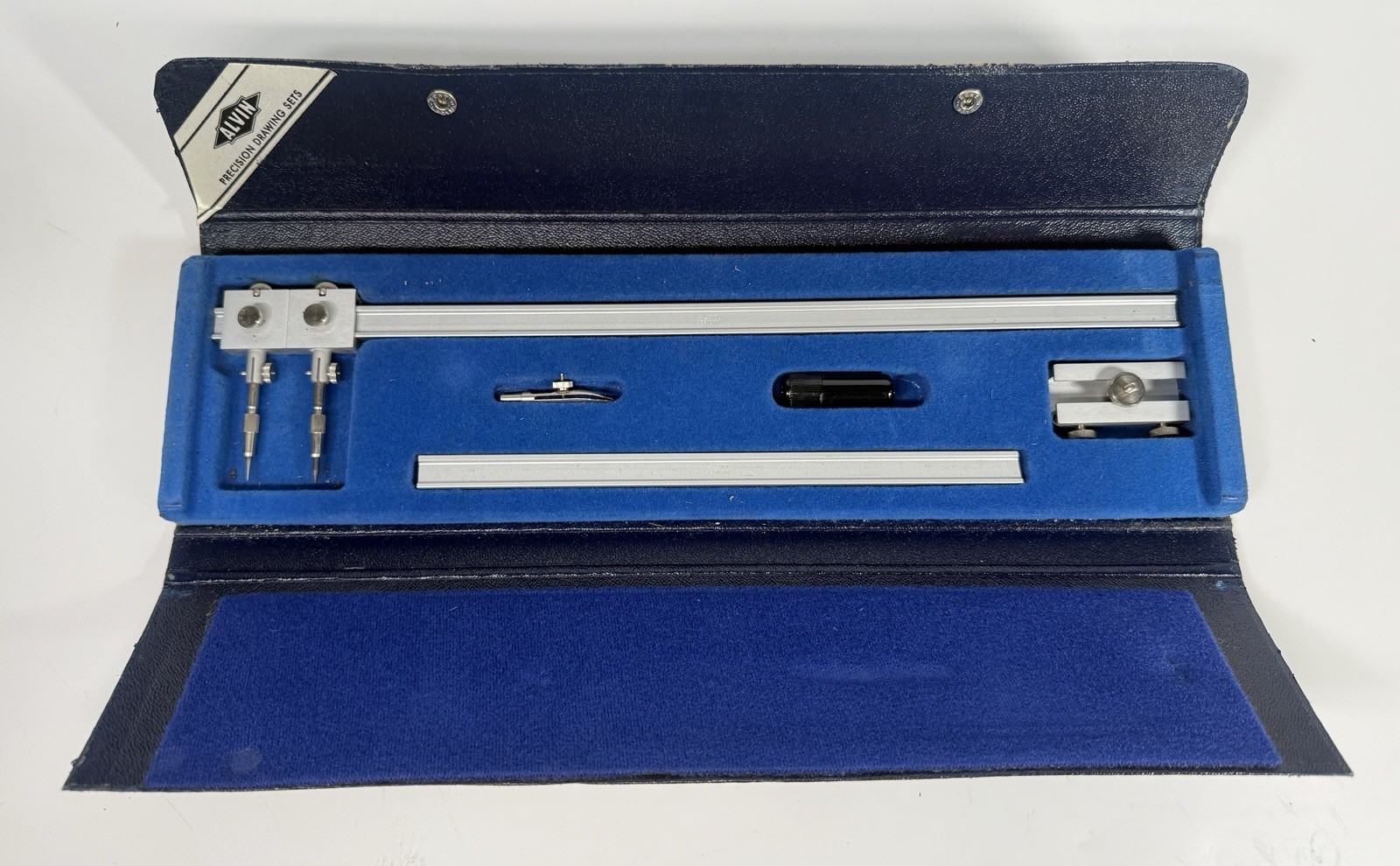 Vintage Alvin 961 A Beam Compass Precision Drawing Set Made in West Germany VTG