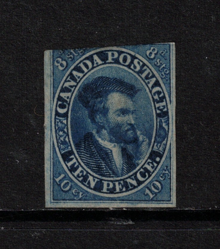 Canada #7 Mint Fine Unused (No Gum) **With Certificate**