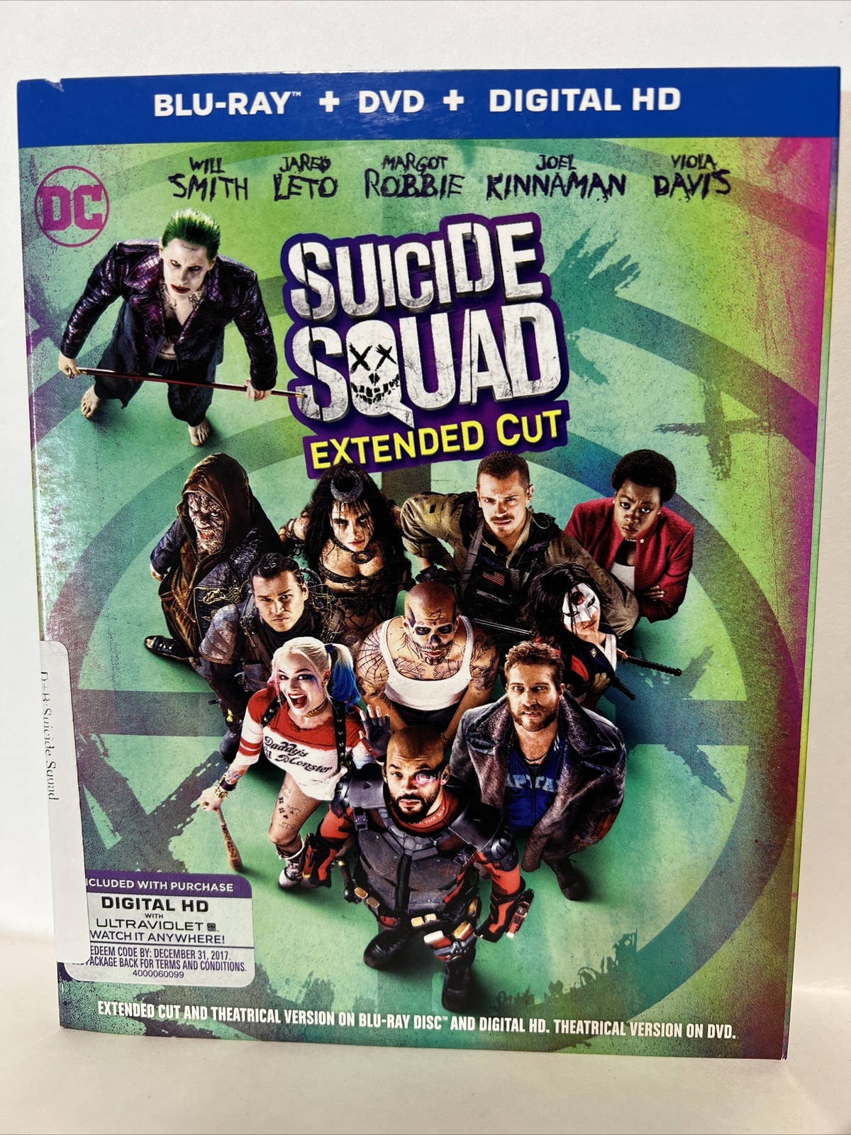 Suicide Squad (Extended Cut) (Blu-ray/DVD Combo, 2016)