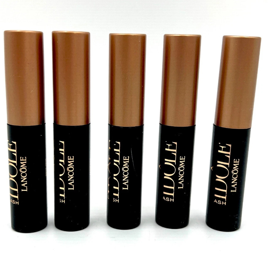 5 Lancome IDOLE Lash Lifting Volumizing Mascara Travel Sz .08 oz Glossy Black