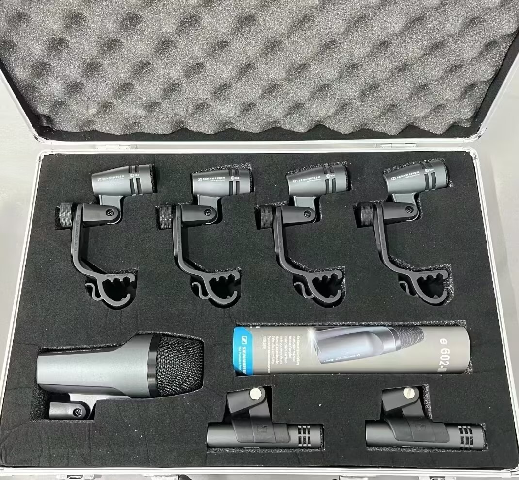 Drum Microphone Kit with Carry Case Fit for e602 e604 e614 e600 Spec