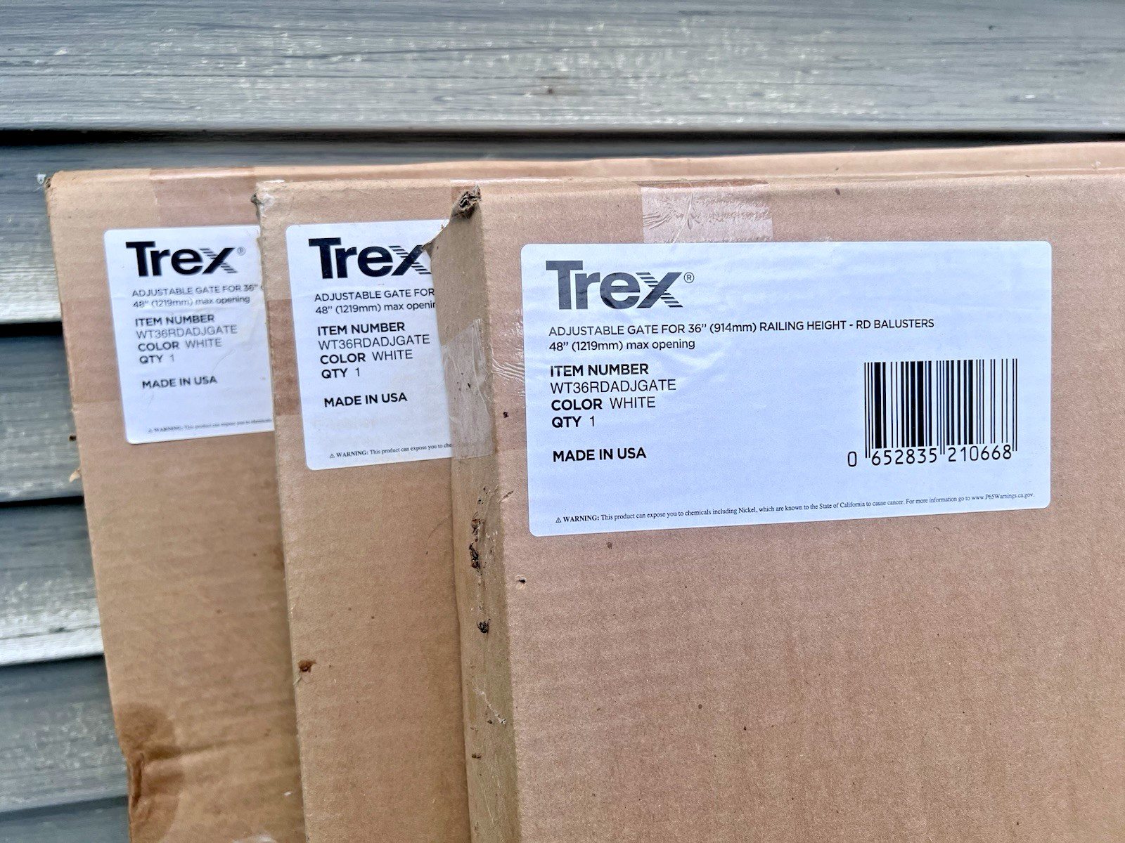 Trex Signature Adjustable Aluminum Gate 36\