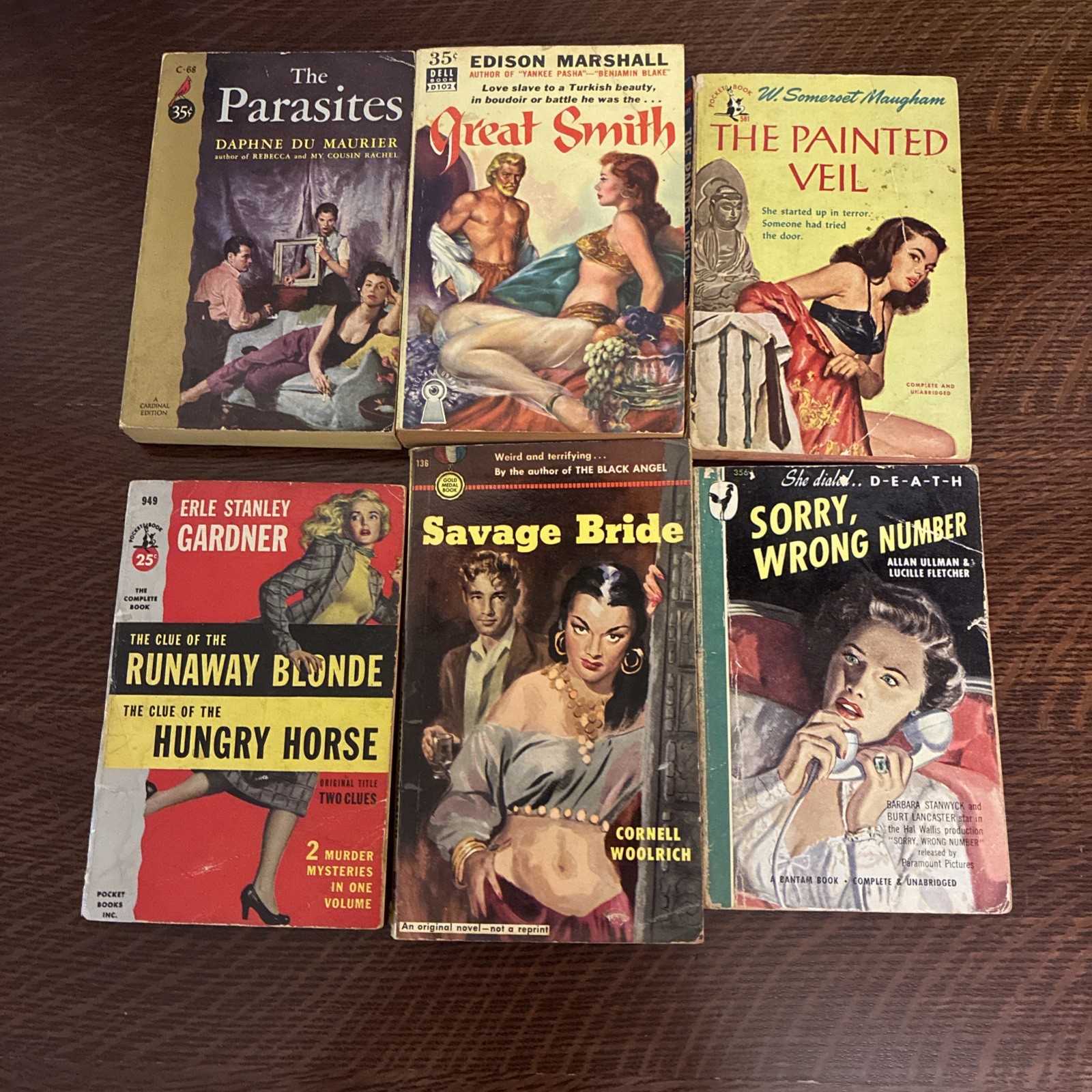 Vintage Paperback  Lot of 12 Savage Bride Woolrich Pulp Mystery Romance 