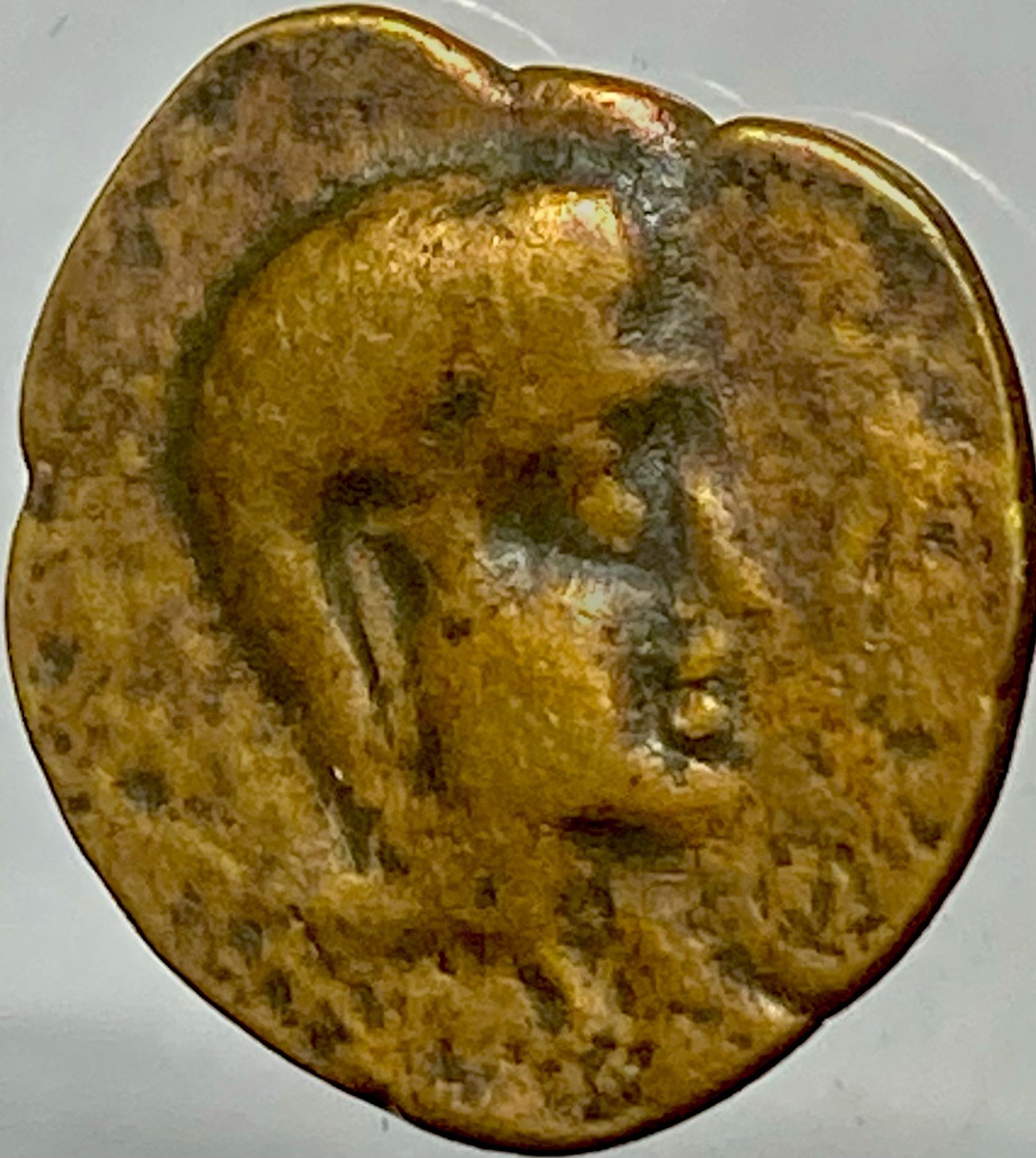 Hannibal Era Celtic Oretani People Coin 200BC-151BC Ancient Iberian Castulo Bull