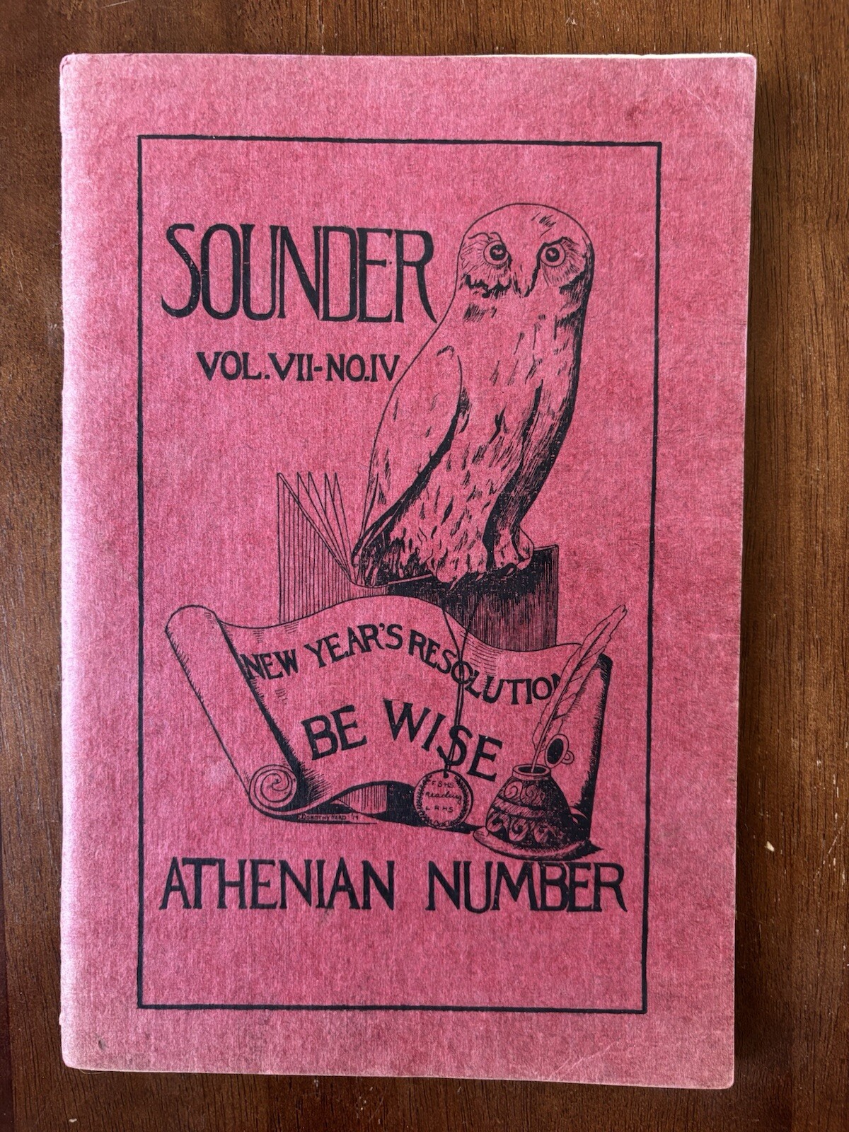 1913 Fort Smith High School SOUNDER Monthly Journal Vol. VII No. IV Arkansas