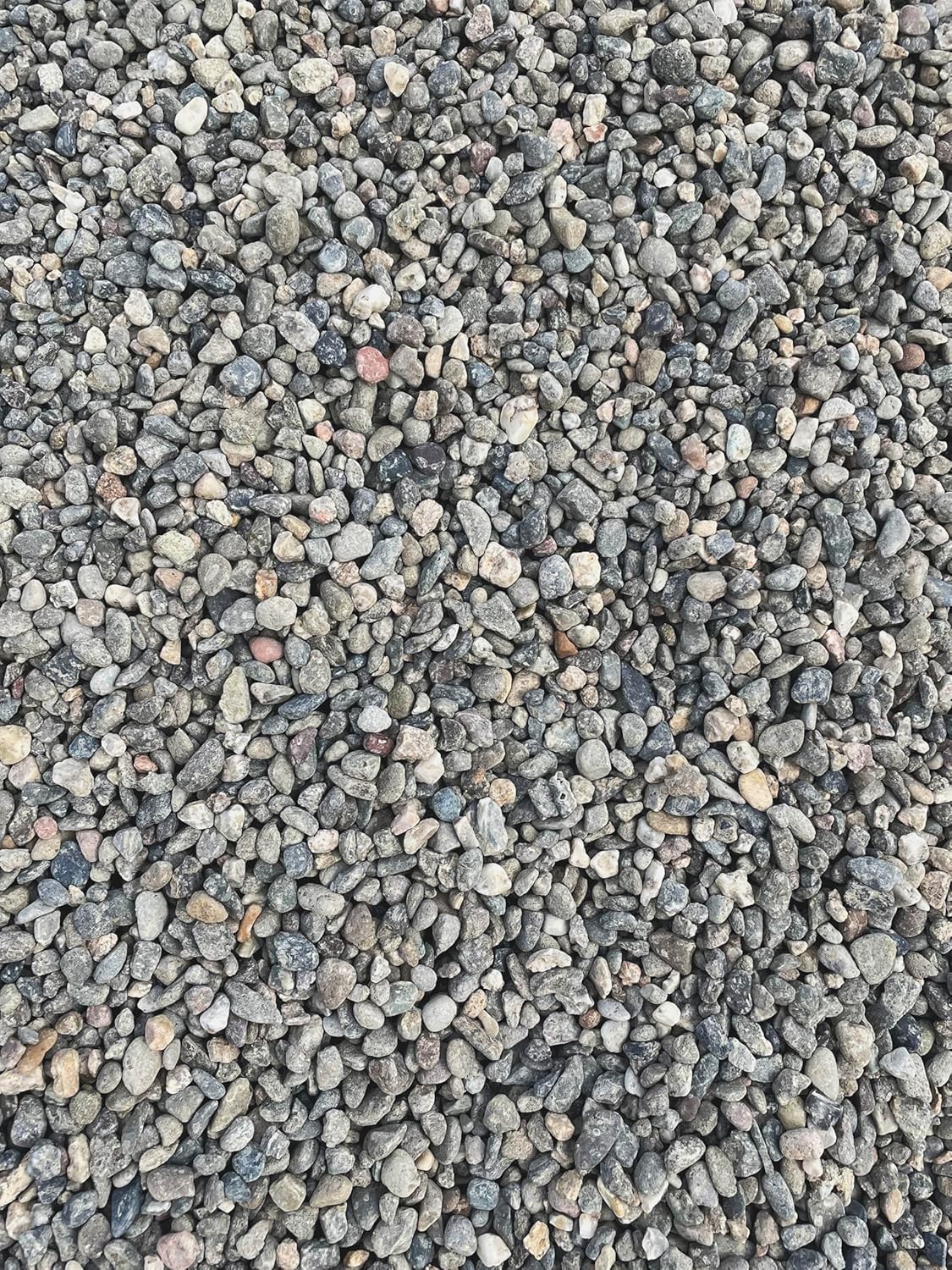 40 LBS Grey Pea Gravel - Landscape Rocks - Drainage Rock - Gardening