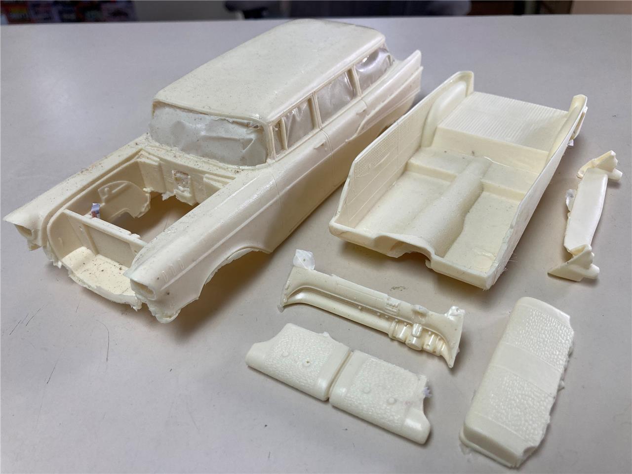 Vics Resins 57 Chevrolet 4 door wagon 1/25 resin body