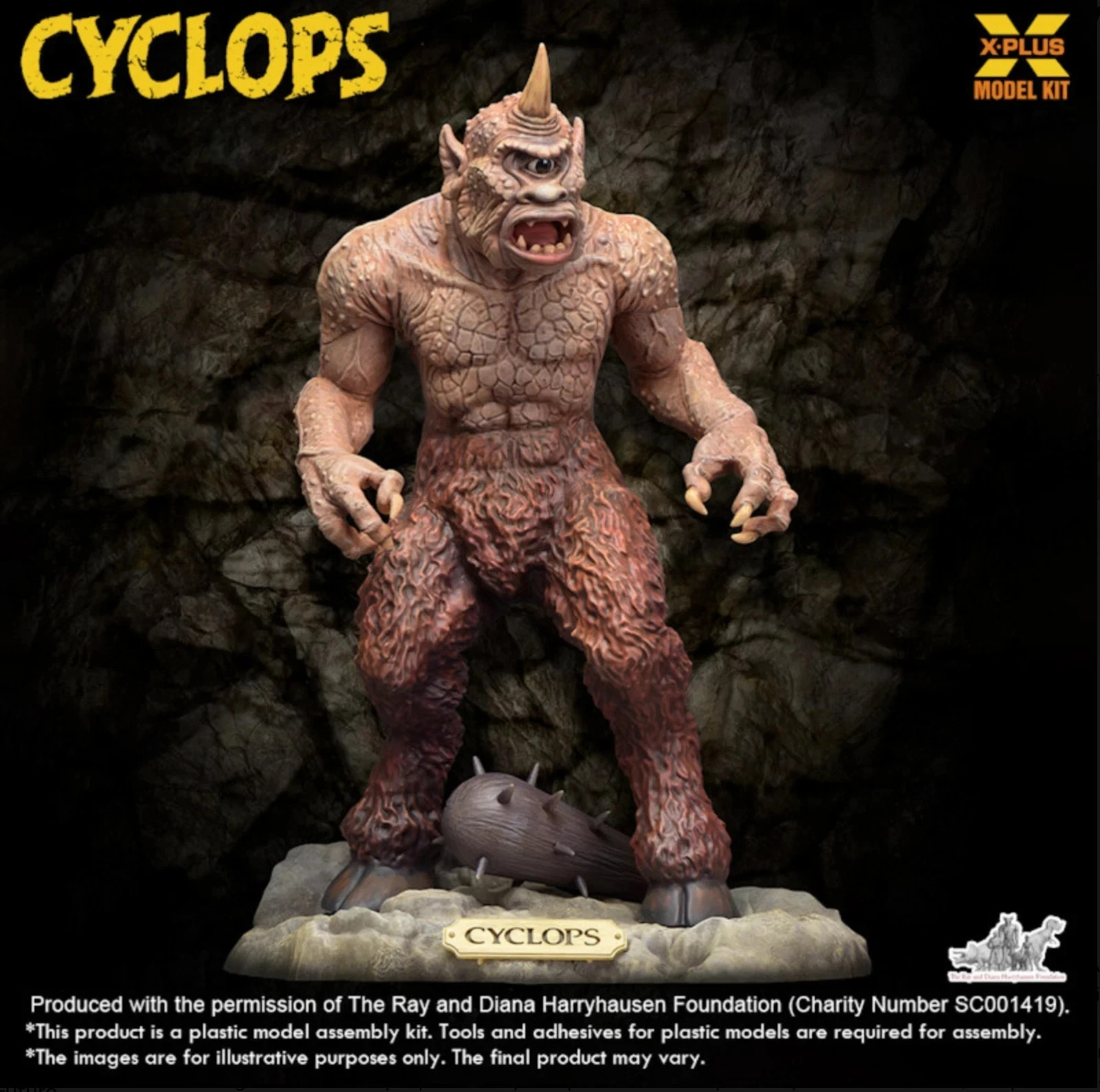 X-Plus Cyclops 7th Voyage of Sinbad 1:35 Model Kit #200363`NEW in BOX X-Plus Cyclops 7th Voyage of Sinbad 1:35 Model Kit #200363`NEW in BOX