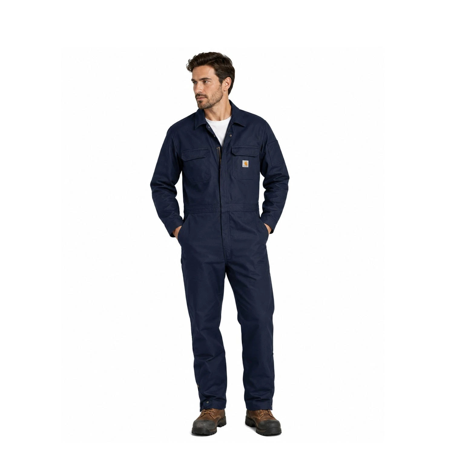 Carhartt Men\'s Navy Force Loose Fit Lightweight Coverall (S06)