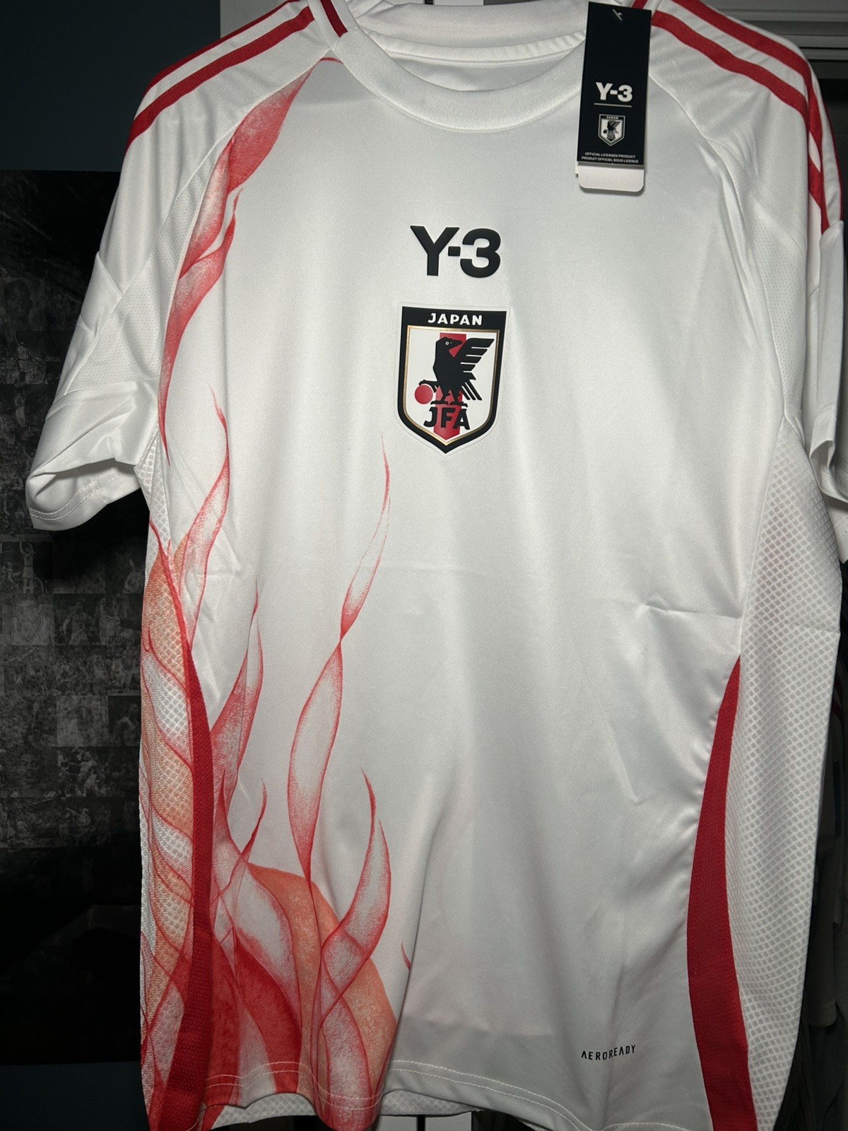 Y-3 adidas 2024-25 Japan National Team Away Jersey Shirt size L