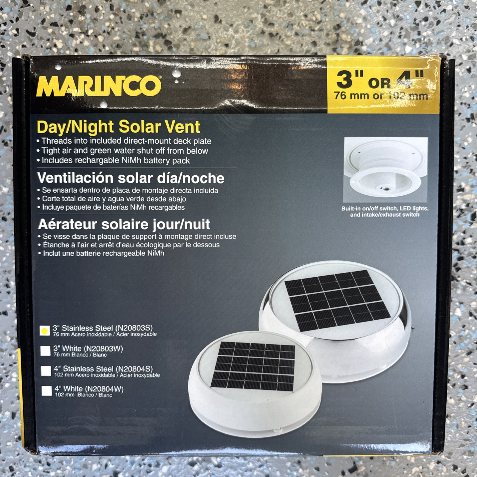 Marinco N20804W Day/Night Marine 4