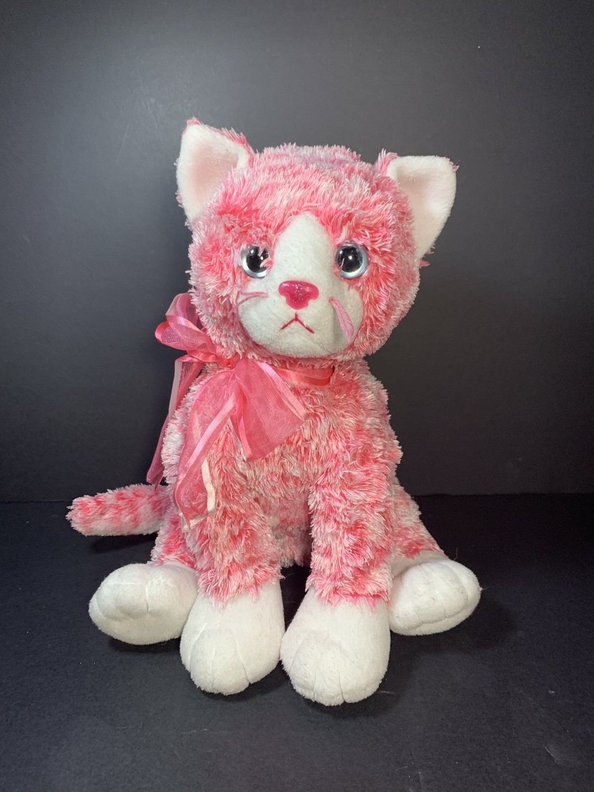 Ty Pinkys Sugarcat Pink Tabby Cat 10