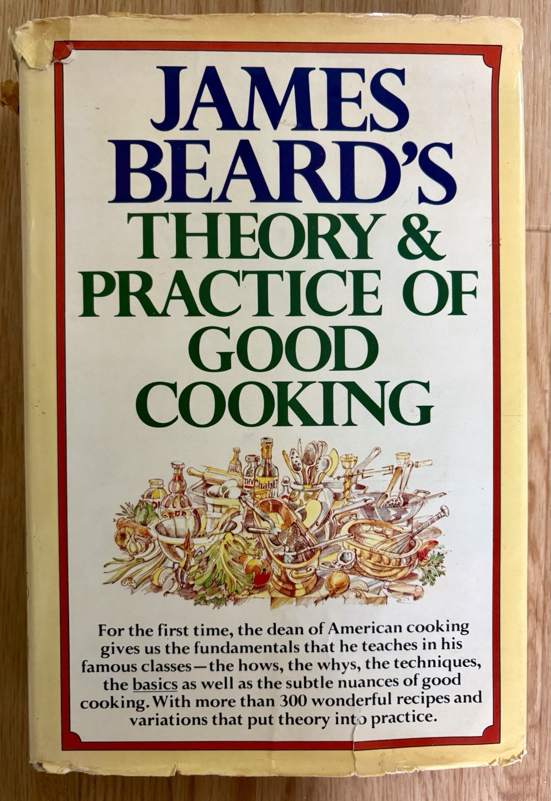SIGNED James Beard’s Theory & Practice of Good Cooking Book 1st Ed  3rd Printing