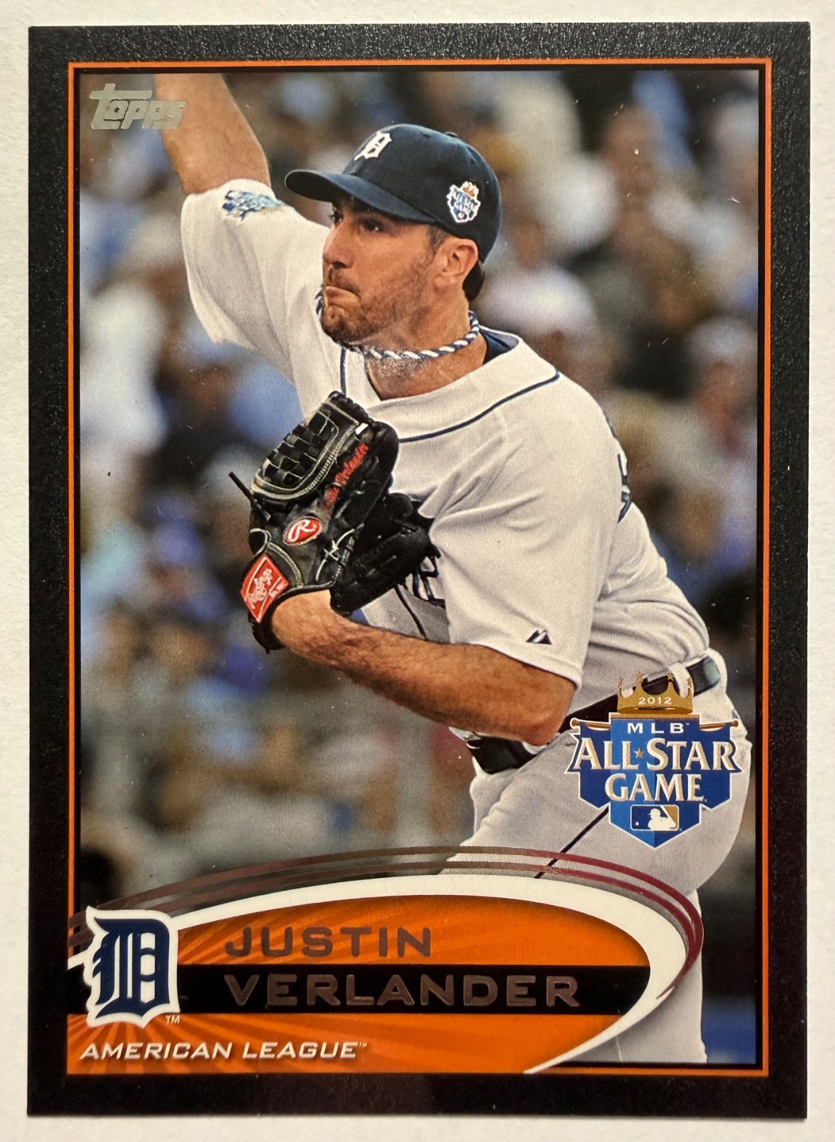 2012 Topps Update - Justin Verlander #US15 All-Star - Black 46/61