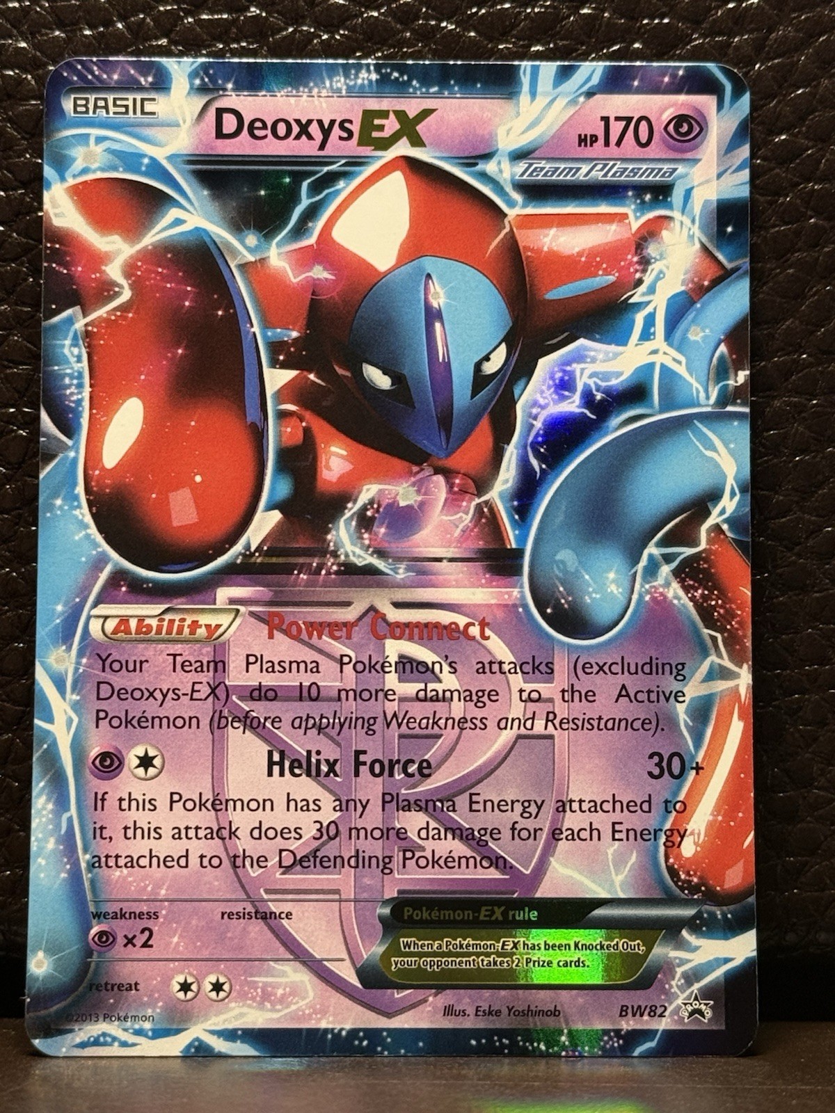 Deoxys EX (Team Plasma) BW82 Black & White Holo
