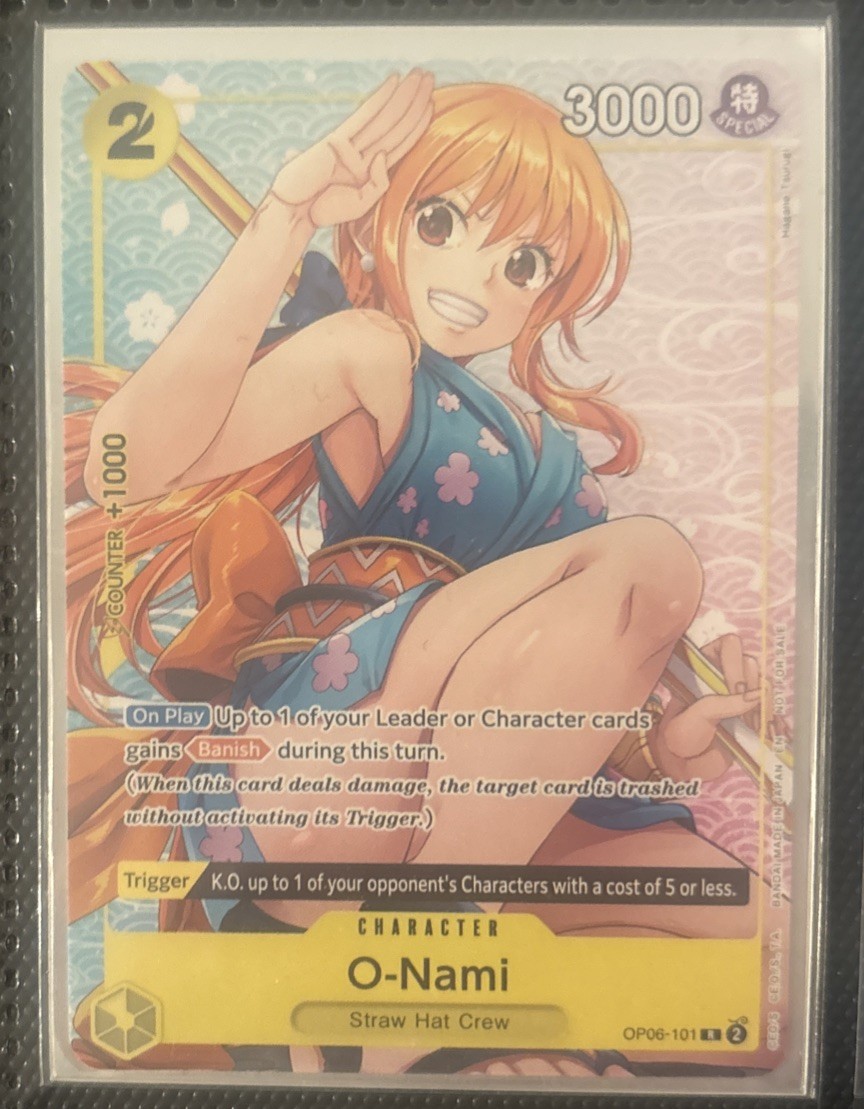 O-Nami Welcome Pack Vol. 2 One Piece  LIMITED RARE PROMO CARD ALTERNATE ART |NM