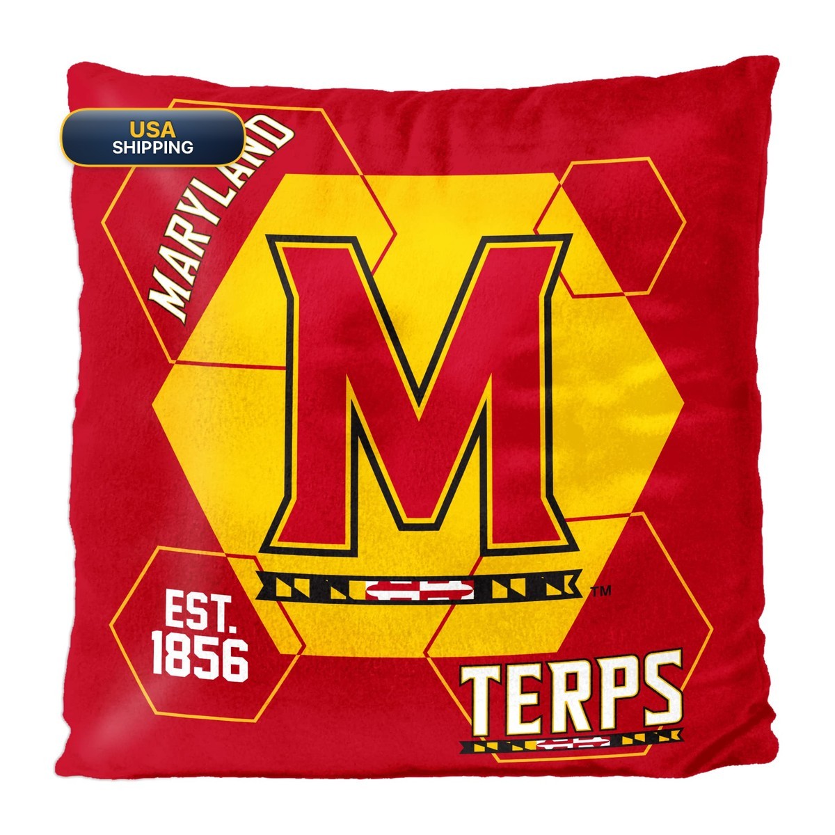 Northwest NCAA Maryland Terrapins Velvet Pillow 16\