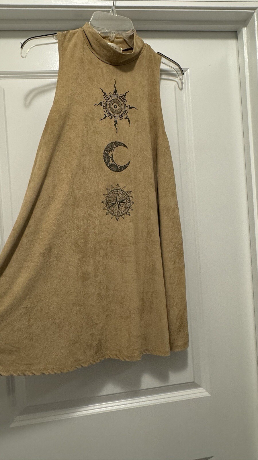 Gaze, Sleeveless Mock Neck Shift Dress Size M