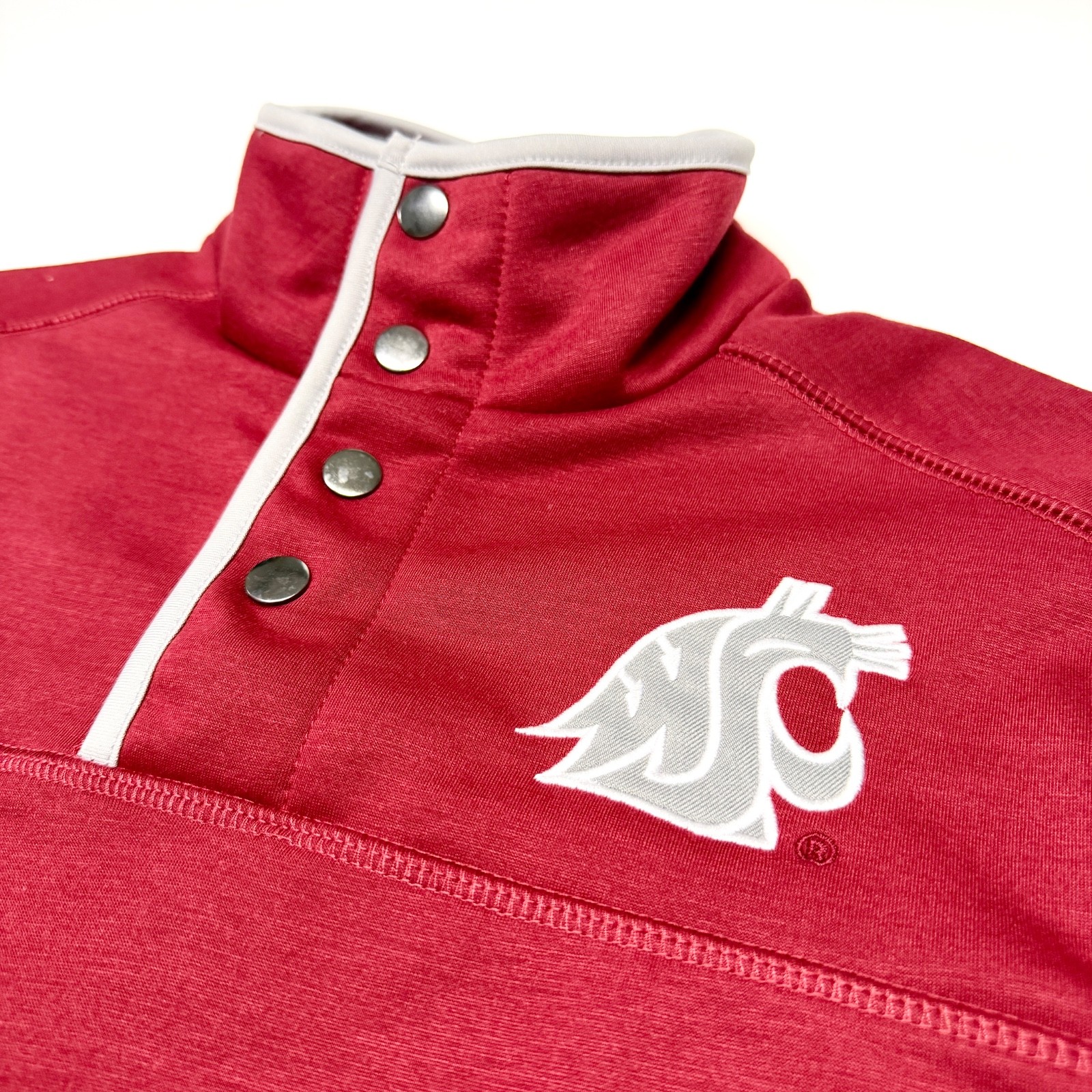 NWT Men\'s COLOSSEUM x WASHINGTON STATE COUGARS Zip-Pocket Sweater Jacket X-LARGE NWT Men\'s COLOSSEUM x WASHINGTON STATE COUGARS Zip-Pocket Sweater Jacket X-LARGE