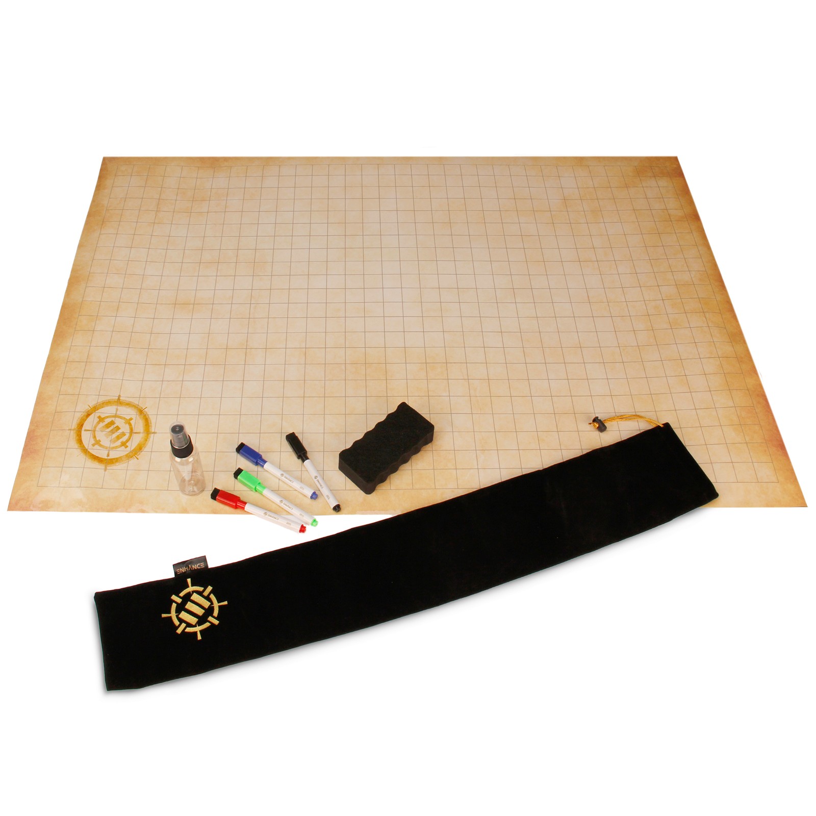 ENHANCE RPG Grid Mat - Tabletop DnD Map (24x36\