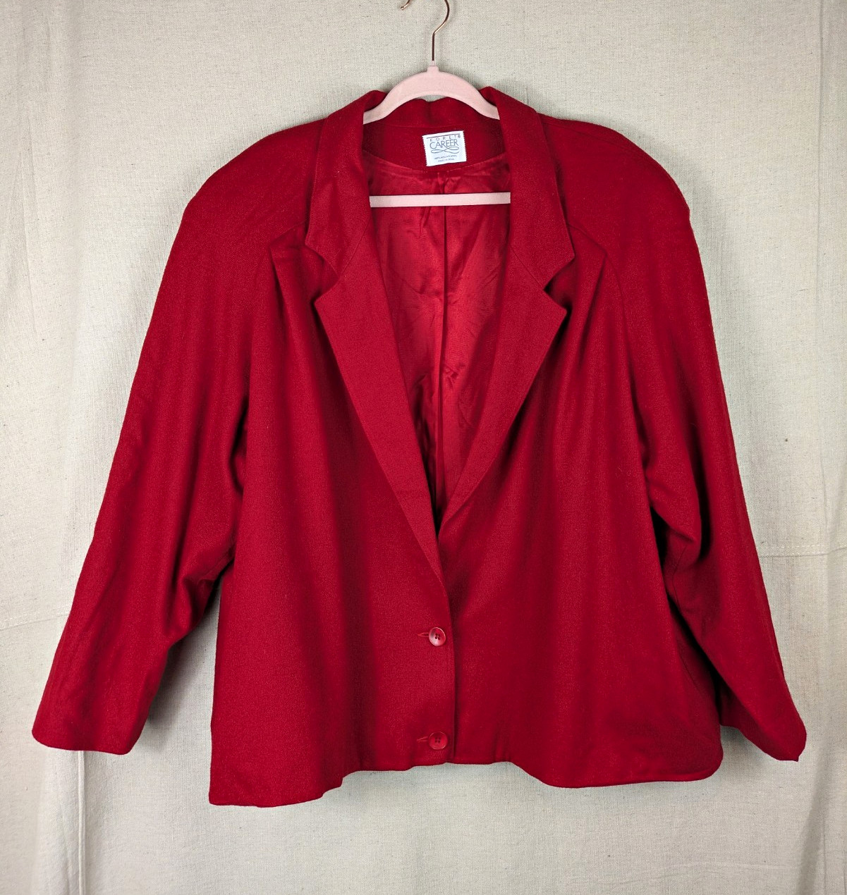 Koret Career Vintage Red 100% Merino Wool USA Made Jacket | 20 Koret Career Vintage Red 100% Merino Wool USA Made Jacket | 20