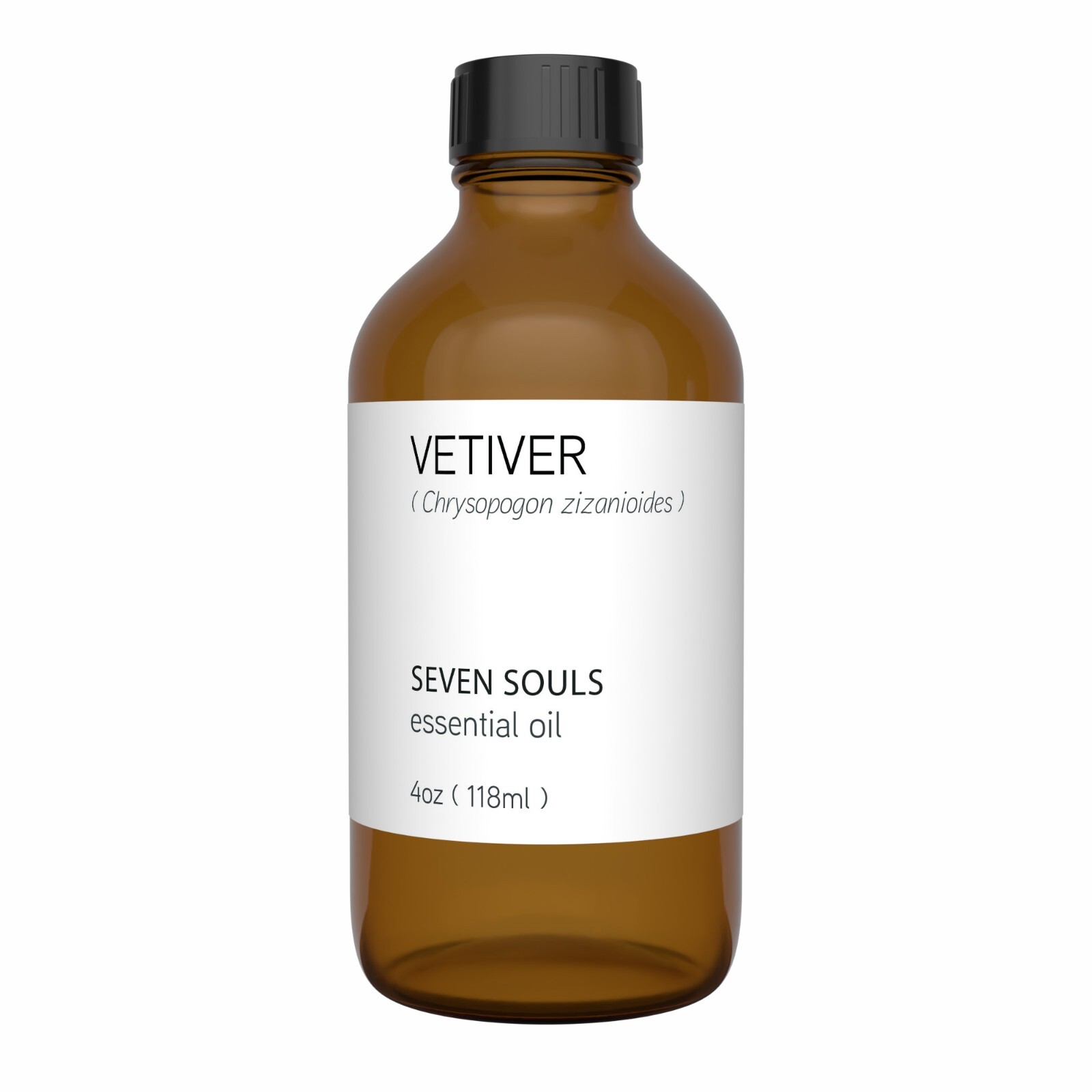 VETIVER Organic Essential Oil - BULK 4OZ