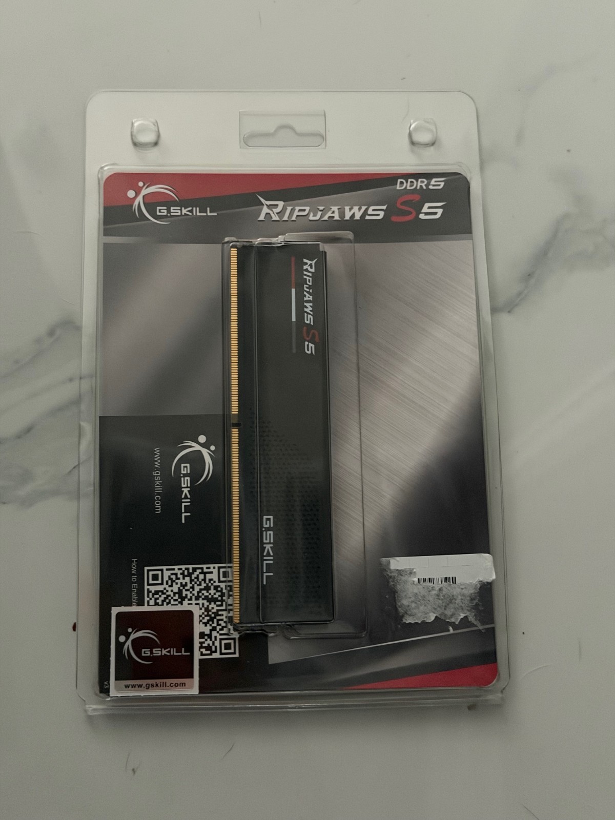 New G.Skill Ripjaws S5 16GB (1x16GB) RAM DDR5 6000 - Intel XMP & AMD Expo Ready