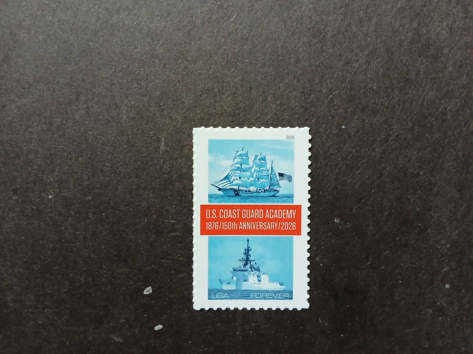 US SC# 6117 U.S. Coast Guard Academy single from 2026.. MNH US SC# 6117 U.S. Coast Guard Academy single from 2026.. MNH