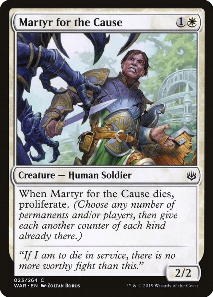 NM - Martyr for the Cause [WAR - 23]