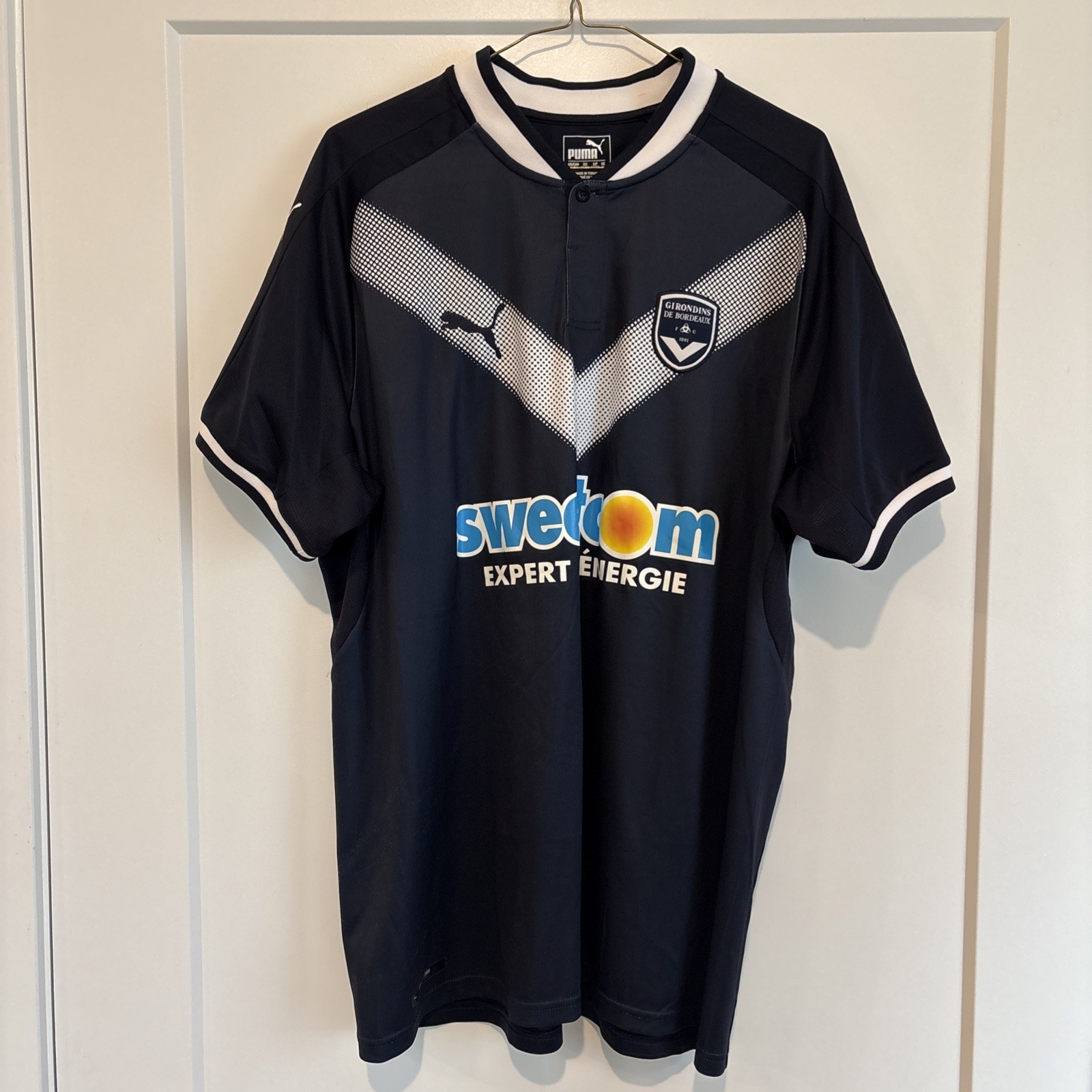 Puma Girondins de Bordeaux Home Jersey Navy Blue Sz XL 2017 2018 Puma Girondins de Bordeaux Home Jersey Navy Blue Sz XL 2017 2018