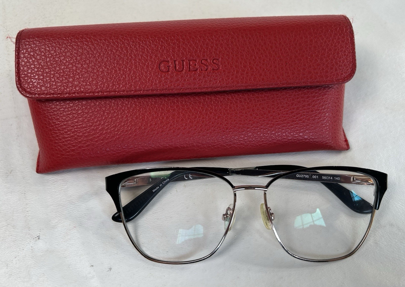 Guess Women’s Eyeglasses *Frames Only* GU2795 001 56-14-140 W/Red Case Guess Women’s Eyeglasses *Frames Only* GU2795 001 56-14-140 W/Red Case