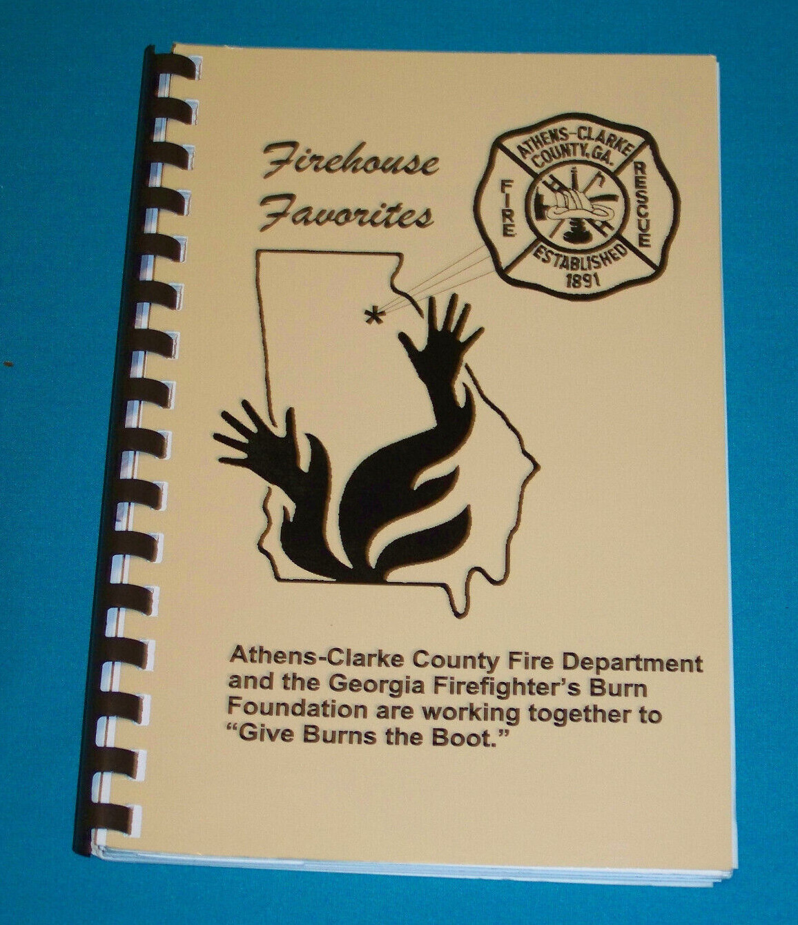 Athens Clarke County Fire Department Cookbook 1997 Athens GA Georgia 