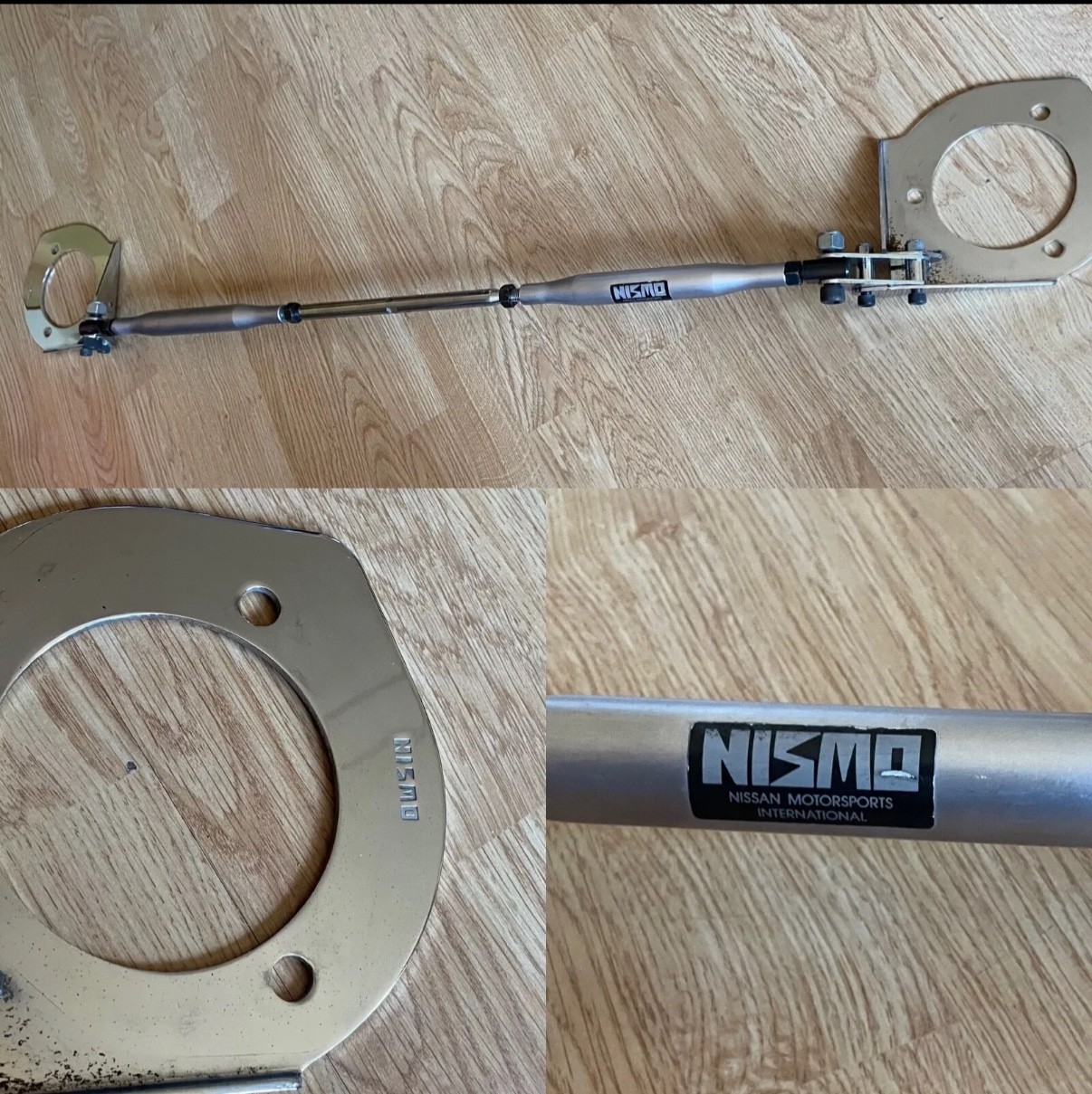 NISMO OLD LOGO STRUT TOWER BAR BRACE R31 SKYLINE GTS RARE HKS CUSCO JDM WHEEL NISMO OLD LOGO STRUT TOWER BAR BRACE R31 SKYLINE GTS RARE HKS CUSCO JDM WHEEL
