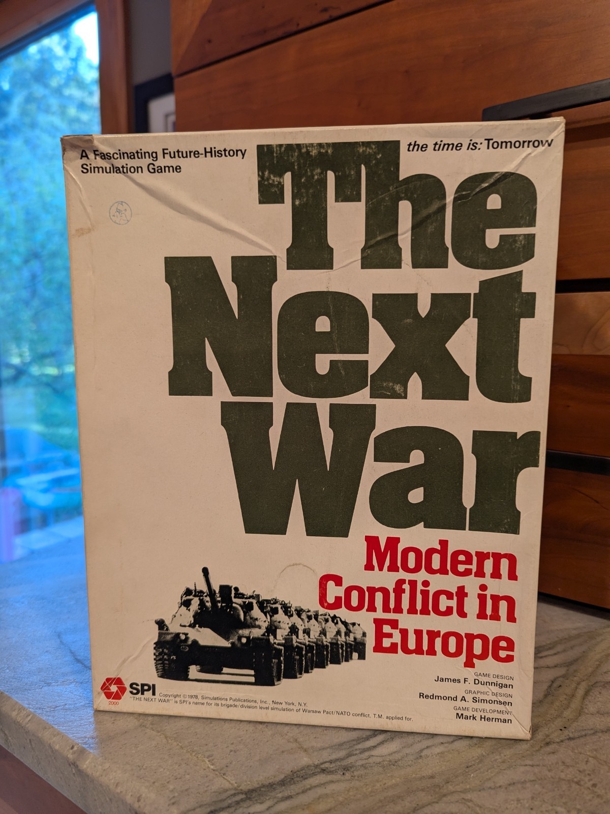 SPI Boxed Wargame Next War Box VG/VG+ punched and sorted with trays
