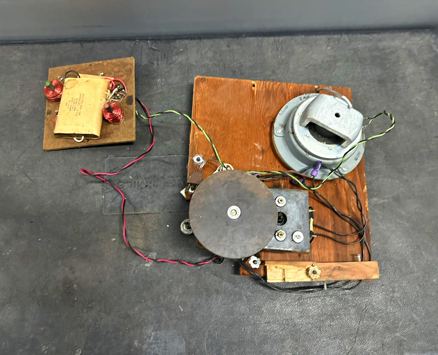 Vintage Leslie Hammond Rotary Motor Drive Assembly & 052803 Dividing Network