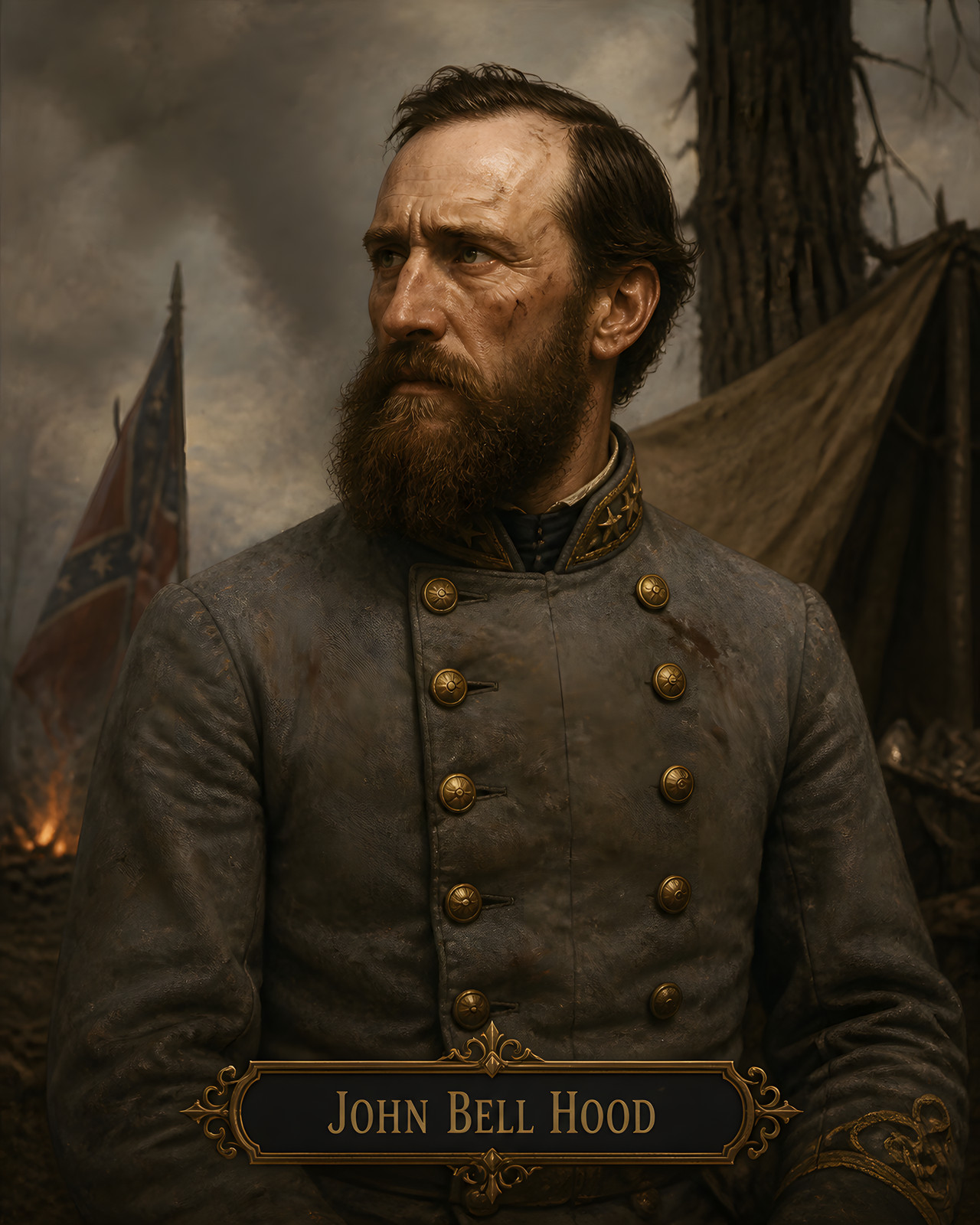 John Bell Hood Civil War Art/575878403