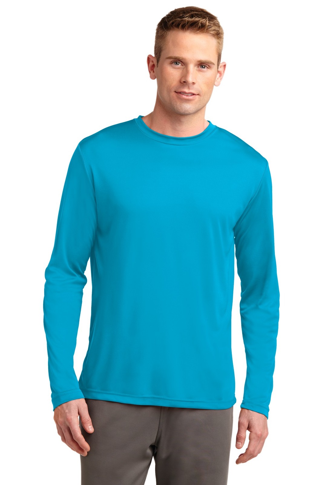 Sport-Tek TST350LS Men\'s Tall Long Sleeve Competitor Tee Long Sleeve Top T-Shirt Sport-Tek TST350LS Men\'s Tall Long Sleeve Competitor Tee Long Sleeve Top T-Shirt