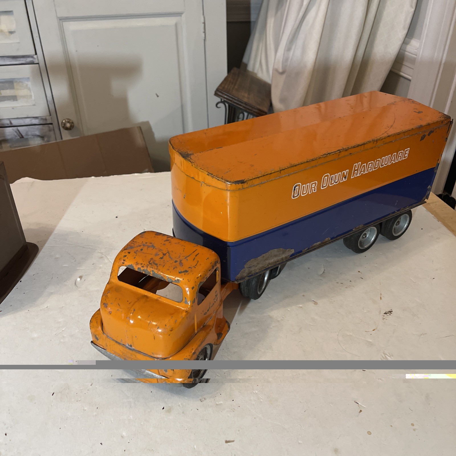 Rare Tonka Our Own Hardware 1953 Truck W/ Trailer Make A Offer Rare Tonka Our Own Hardware 1953 Truck W/ Trailer Make A Offer