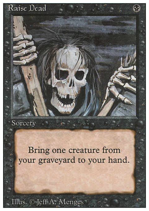 Magic the Gathering MTG Raise Dead (124) Revised Edition   LP
