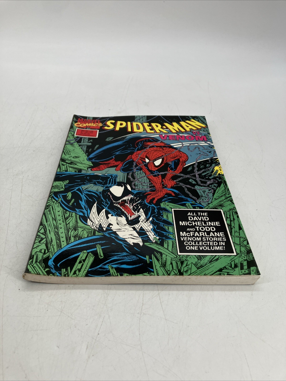 Spider-Man Vs Venom Marvel TPB 1990 Todd McFarlane David Michelinie 2nd Print Spider-Man Vs Venom Marvel TPB 1990 Todd McFarlane David Michelinie 2nd Print