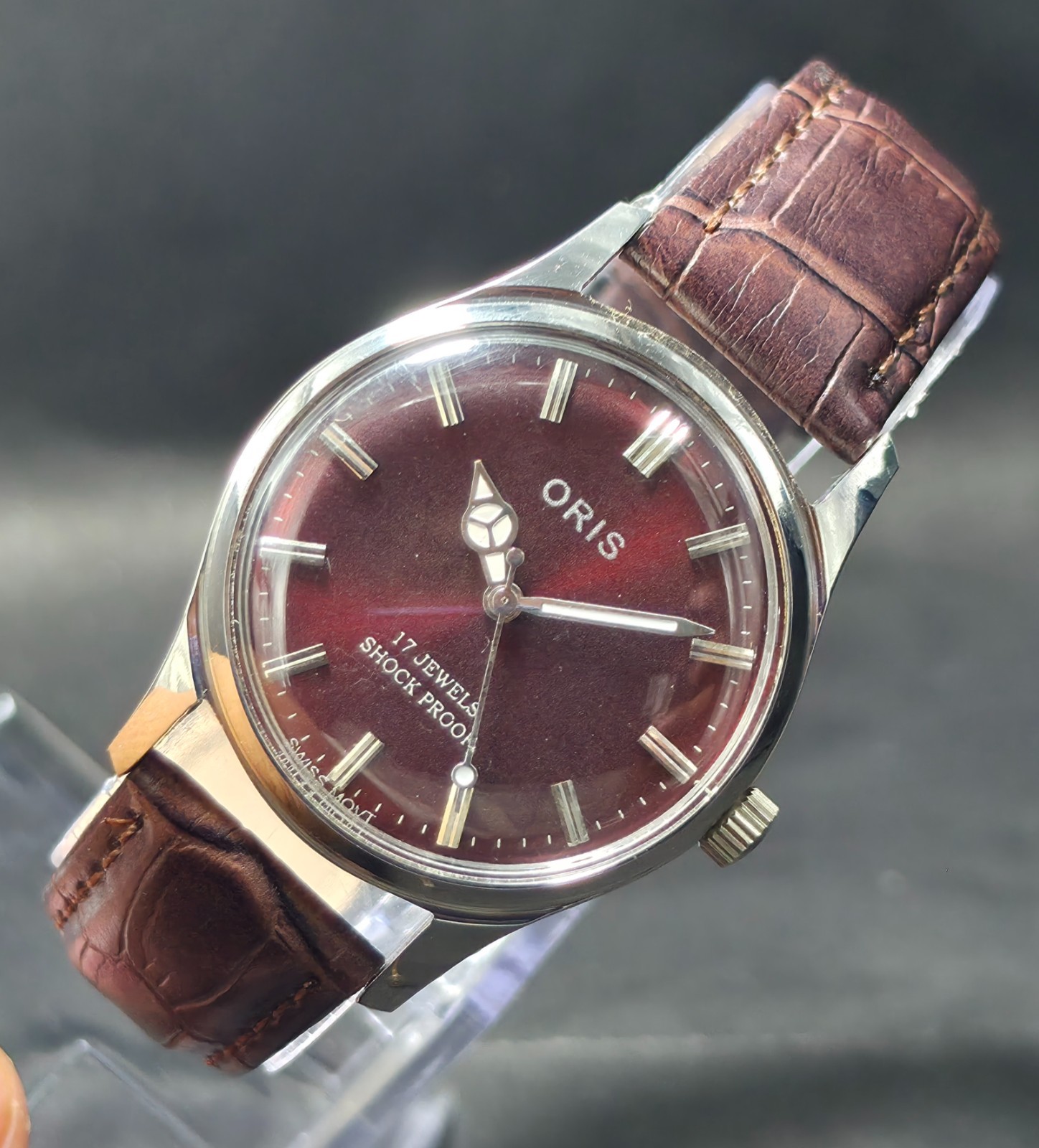 Vintage Oris Hand Winding 38MM Csae 17-Jewels Men's Watch