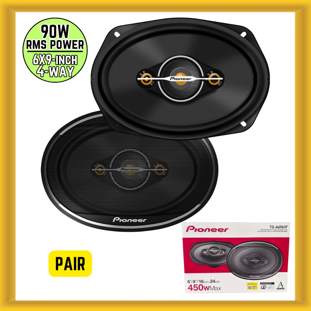 New Pioneer 6x9-inch 4-way Car Audio Coaxial Speakers Pair 6 New Pioneer 6x9-inch 4-way Car Audio Coaxial Speakers Pair 6