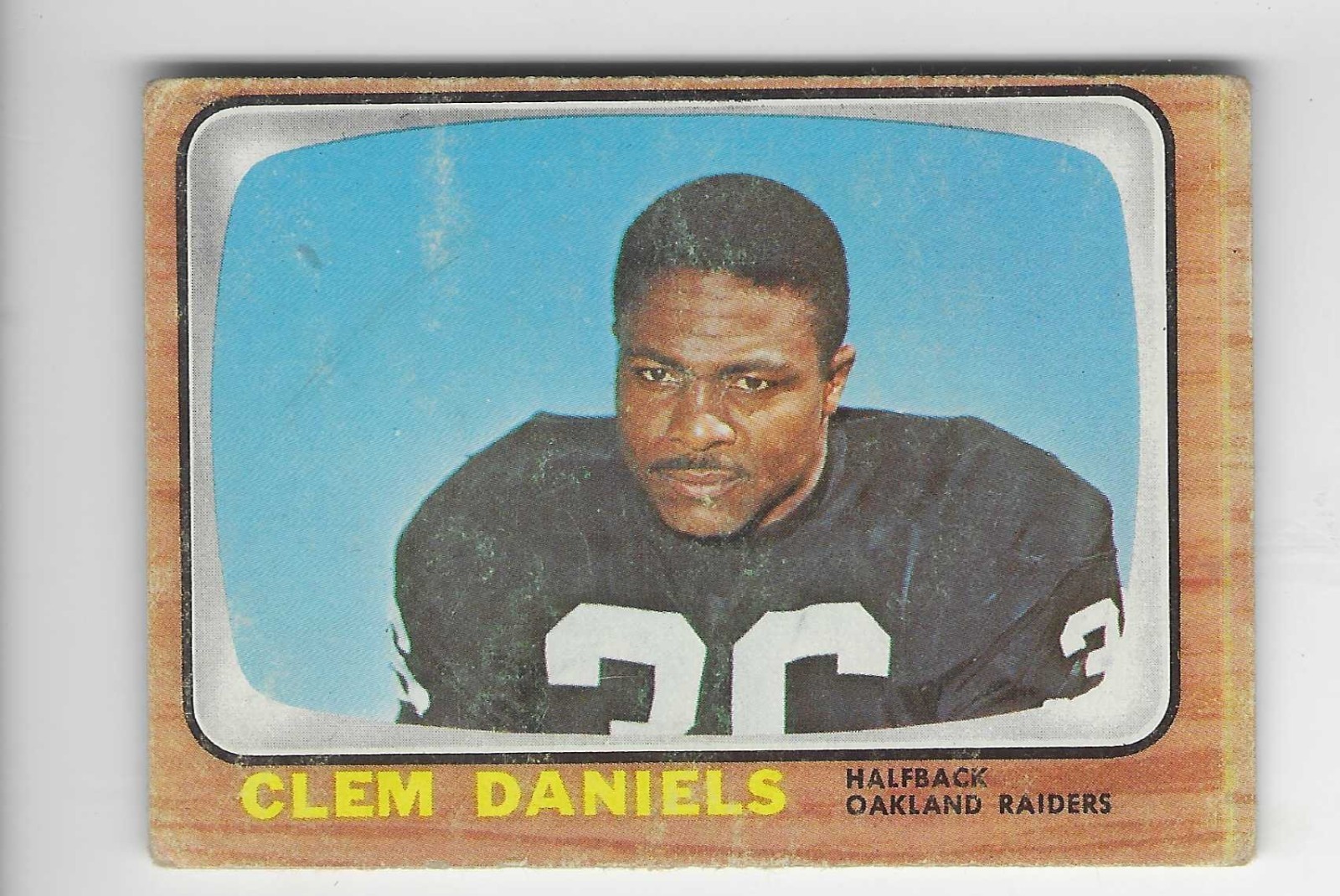 1966 Topps Clem Daniels #107 VG