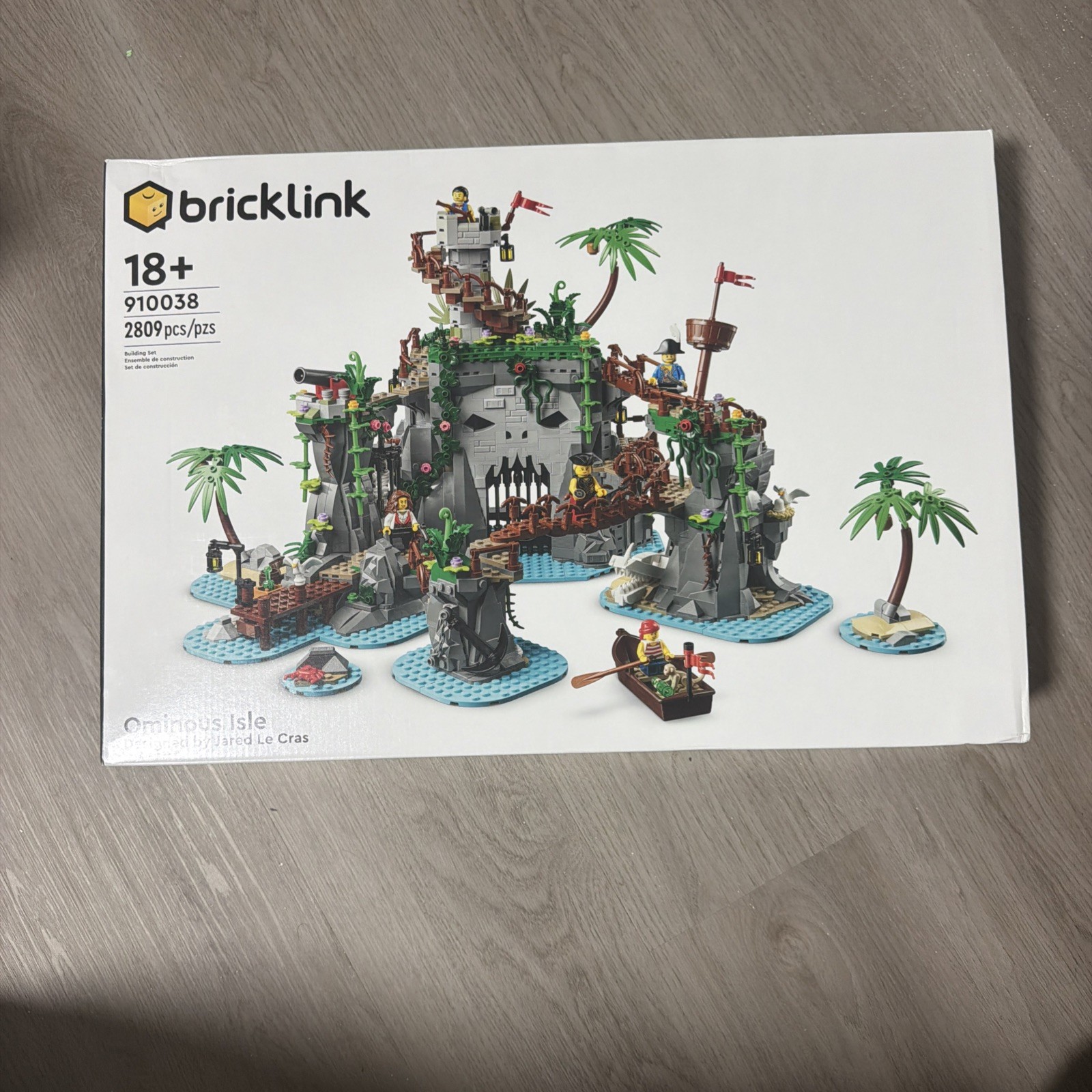 LEGO Ominous Isle 910038 BrickLink Designer Program 2809pcs 18+ Reconfigurable
