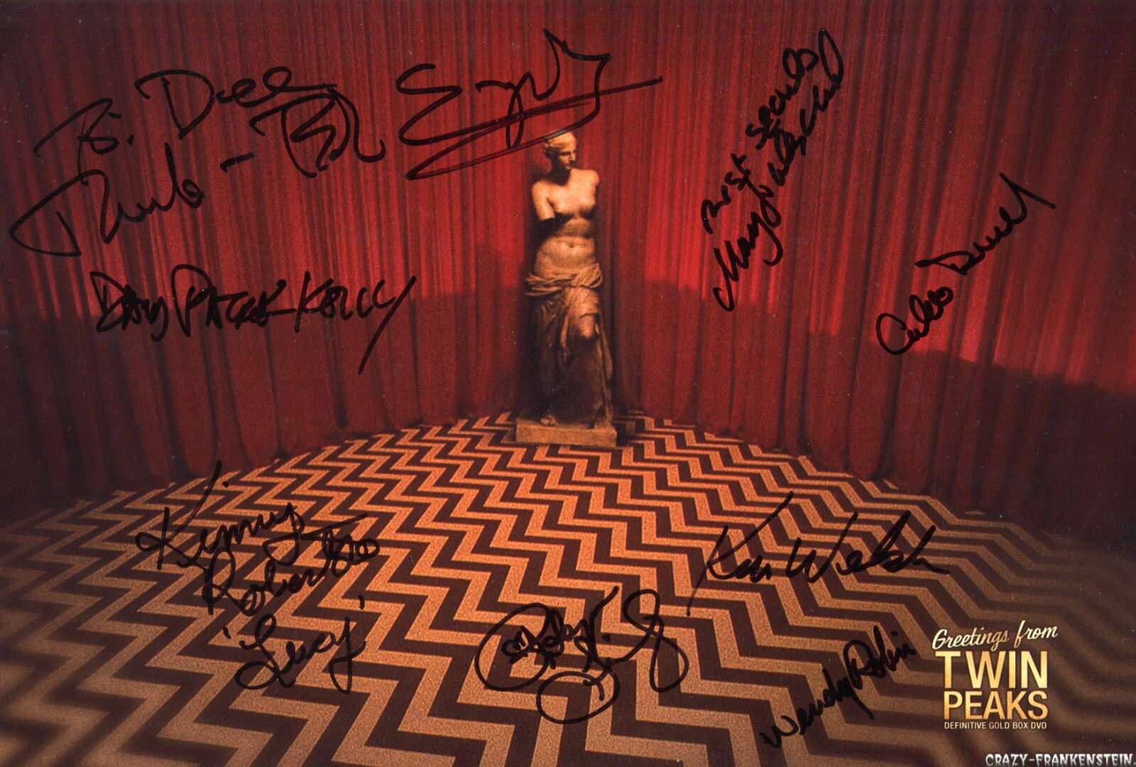 Twin Peaks 8x Cast Signed Photo David Patrick Kelly Kenneth Welsh +++ Autographs